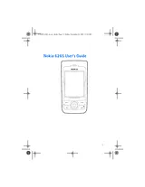 Nokia 6265 ユーザーズマニュアル