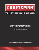 Craftsman Professional 3 hp 10" Radial Arm Saw with LaserTrac 22010 Warranty Information