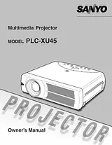 Sanyo PLC-XU45 Manual Do Utilizador