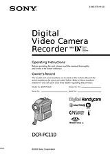 Sony DCR-PC110 User Manual