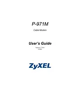 ZyXEL Communications P-971M Manuel D’Utilisation