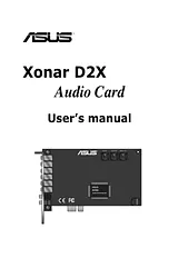 ASUS Xonar D2X Справочник Пользователя
