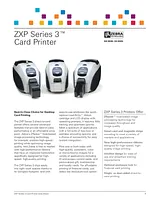 Zebra ZXP3 Z32-0MAC0000US00 데이터 시트