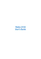Nokia 2118 Справочник Пользователя