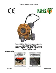 Billy Goat F091907A Manuale Utente