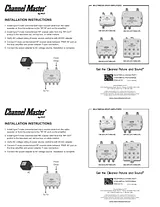 Channel Master cm-3410 Installation Instruction