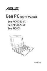 ASUS Eee PC 4G (701) Справочник Пользователя