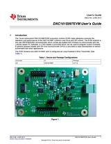 Texas Instruments Evaluation Module for 16-bit DAC with Internal Reference and 4 mA to 20 mA Current Loop Drive DAC161S9 DAC161S997EVM Ficha De Dados