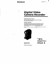 Sony DCR-PC1 Справочник Пользователя