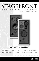 Niles Audio IW770FX ユーザーズマニュアル