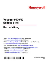 Honeywell MS9520 VOYAGER MK9520-77A38 Ficha De Dados