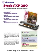 Visioneer Strobe XP 200 90-7037-200 Leaflet