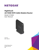 Netgear C7000 – Nighthawk AC1900 WiFi Cable Modem Router Manual Do Utilizador