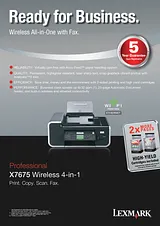Lexmark X7675 12V0304 产品宣传页
