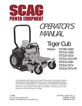 Scag Power Equipment STC48V-26BS Manual Do Utilizador