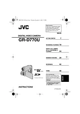 JVC GR-D770 지침 매뉴얼