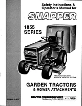 Snapper 1855 Manual De Usuario