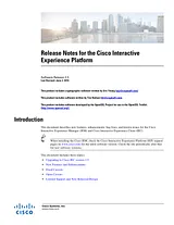 Cisco Cisco Interactive Experience Client 4632 Notas de publicación