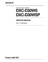 Sony DXC-D30WSP Manuale Utente