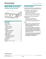 Tyco Safety Products/Sensormatic AMS9040 Benutzerhandbuch