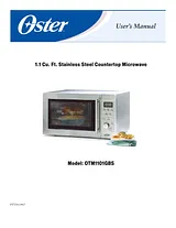 Oster OTM1101GBS Справочник Пользователя