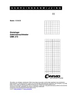 Greisinger GMK 210 MATERIALFEUCHTEMESSGE 600541 Benutzerhandbuch