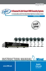 SVAT Electronics CV301-8CH Manual Do Utilizador