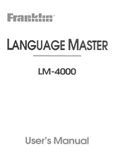 Franklin lm-4000 User Guide