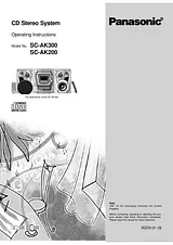 Panasonic sc-ak300e User Manual