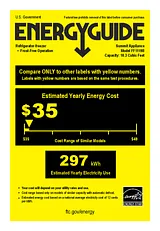 Summit FF1119B Energy Guide