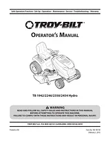 Troy-Bilt 1942/2246/2350/2454 User Manual