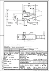 Cherry Switches N/A D45U-V3RA 1 CO D45U-V3RA Техническая Спецификация