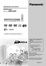 Panasonic DMR-ES20 Справочник Пользователя