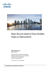 Cisco Cisco AnyRes VOD Encode Node Informations sur les licences