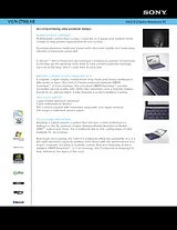 Sony VGN-Z790J Specification Guide