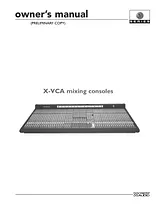 Peavey X-VCA Справочник Пользователя
