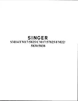 SINGER 5838 Manual Do Utilizador