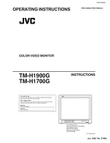 JVC TM-H1900G 사용자 설명서