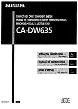 Aiwa CA-DW635 Справочник Пользователя