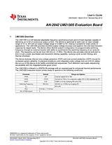 Texas Instruments LM21305 Evaluation Board LM21305EVM/NOPB LM21305EVM/NOPB Ficha De Dados