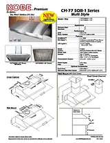 Kobe CH7736SQB1 Specification Sheet