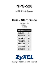 ZyXEL Communications NPS-520 ユーザーズマニュアル