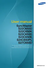 Samsung S24C650PL User Manual