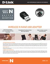 D-Link Wireless N Nano USB Adapter DWA-131 Leaflet