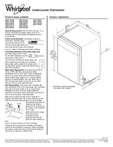 Whirlpool WDF110PABS-SS Инструкции С Размерами