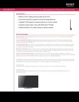 Sony KDL-55HX729 产品宣传页