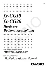 Casio fx-CG20 FX-CG20 데이터 시트