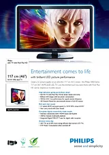 Philips LED TV 46PFL5605H 46PFL5605H/05 Merkblatt