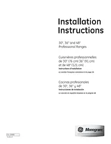 Monogram ZDP364NRPSS Installation Instruction