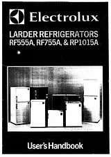 Electrolux RF755A ユーザーズマニュアル